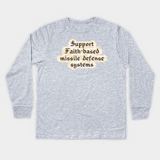 Support Faith Based Kids Long Sleeve T-Shirt